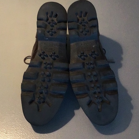 Dolce Vita Brown Patent Oxfords With Chunky Sole - Picture 5 of 11